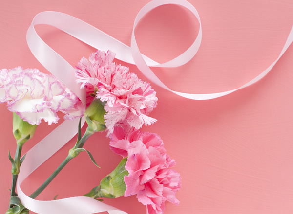 ピンクリボン運動を応援しています。